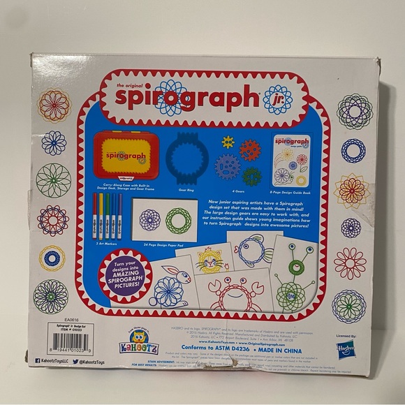 Original Spirograph design Spirograph Jr.
Jumbo Sized GearsArts and Craft Design - Picture 6 of 8